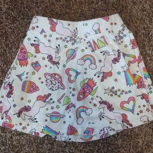 Kids skirt with shorts underneath